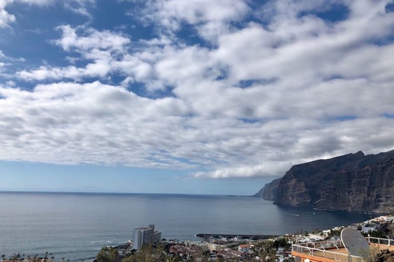 Ausblick auf die Felsen von Los Gigantes