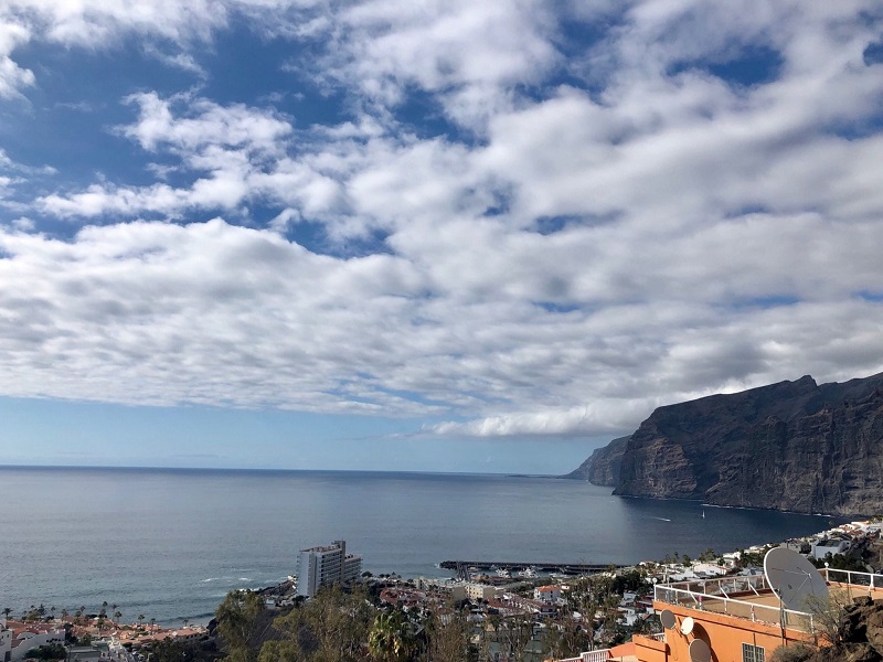 Ausblick auf die Felsen von Los Gigantes